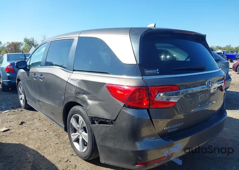 2019 Honda Odyssey Ex-L z USA, uszkodzony, nr VIN 5FNRL6H71KB101877